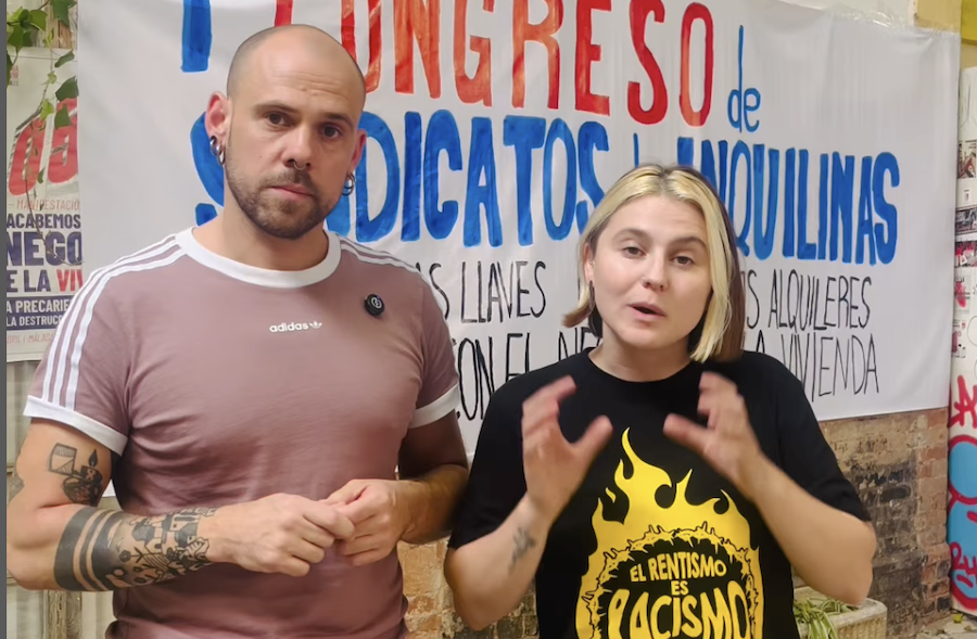 Miembros de la recién creada Confederación de Sindicatos de Inquilinas. Miembros de la recién creada Confederación de Sindicatos de Inquilinas.