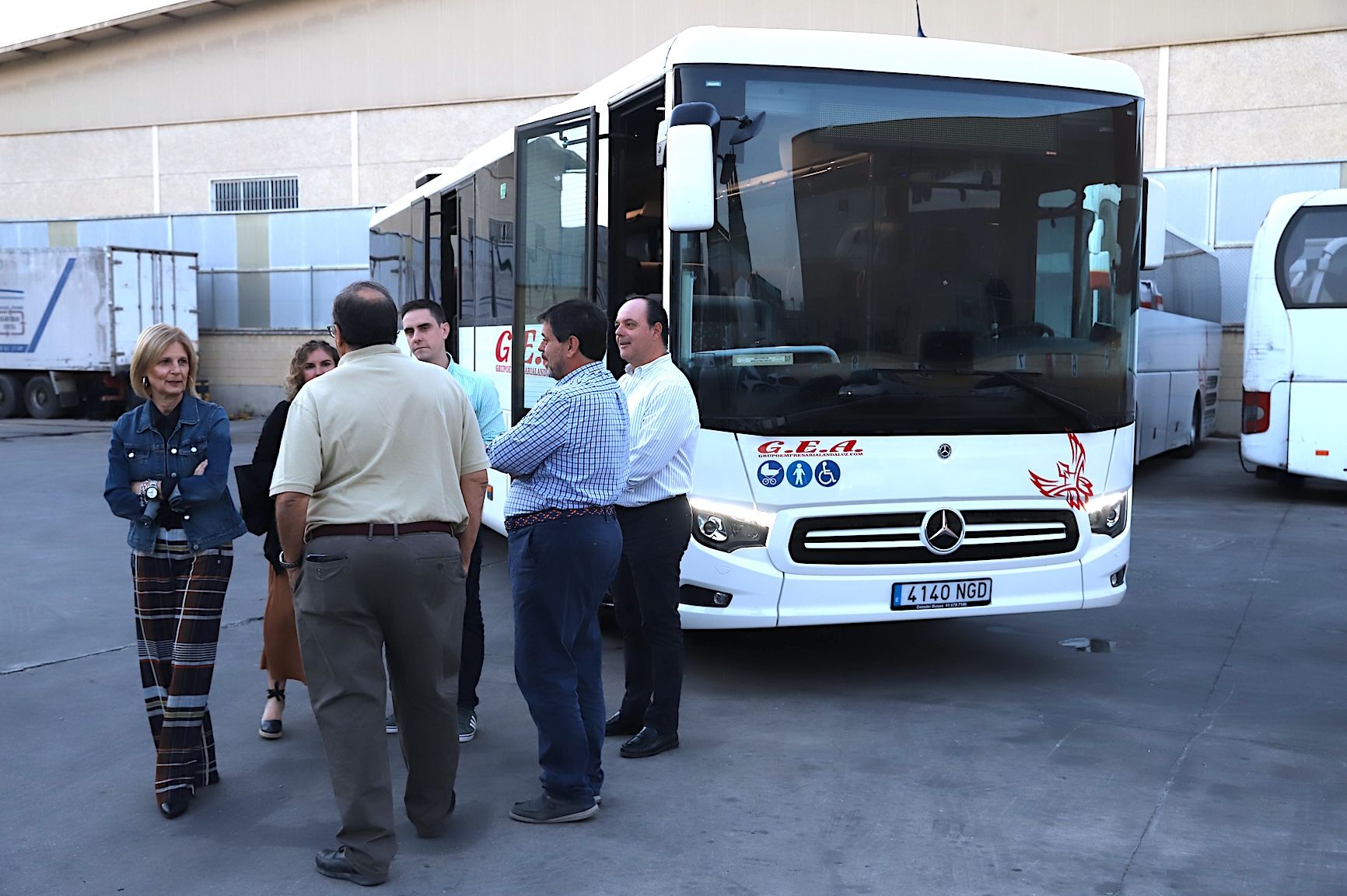 El nuevo autobús para el Jerez rural que se incorpora a la flota.