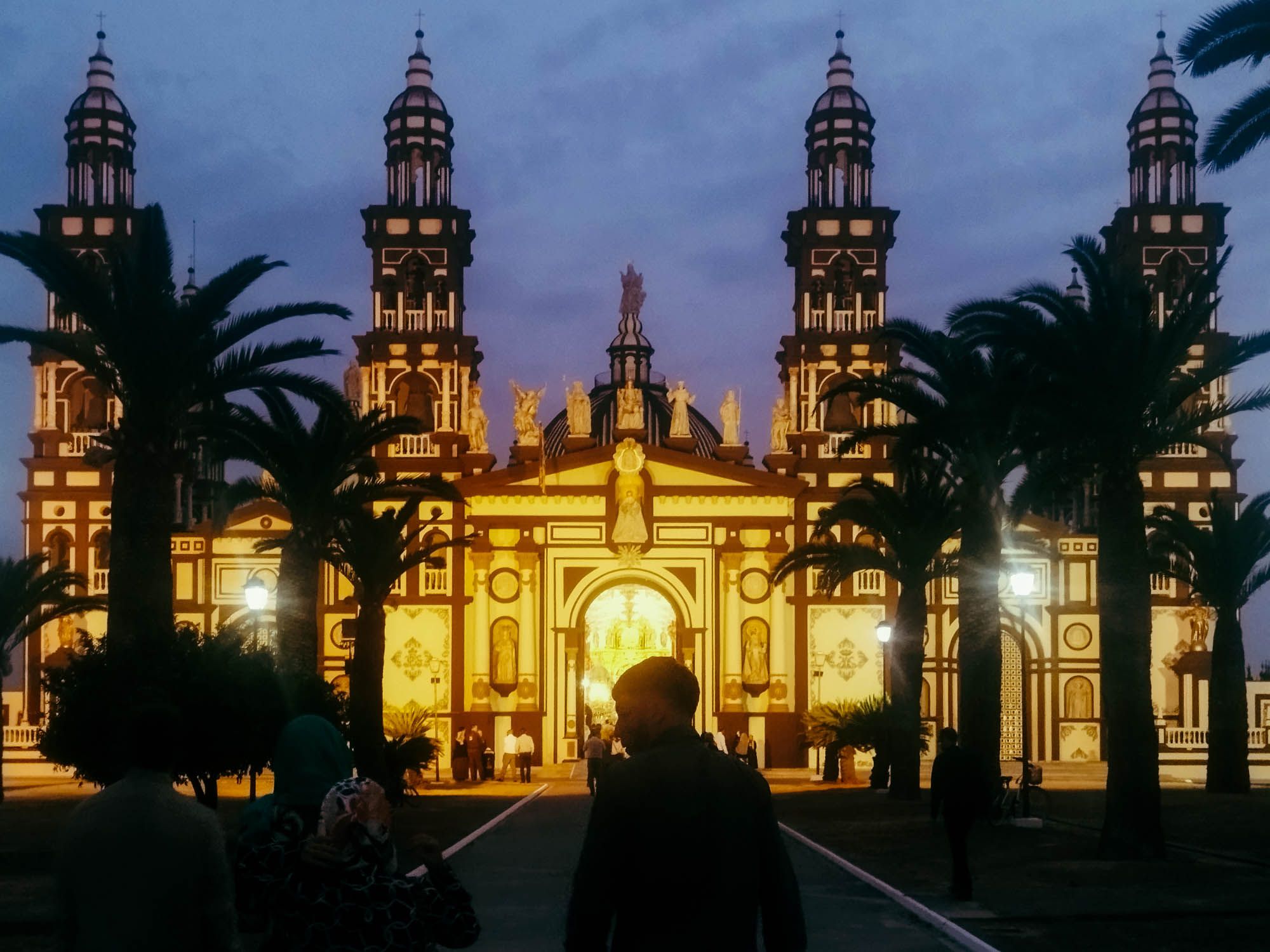 La basílica de la Iglesia Palmariana, este domingo, en la jornada de puertas abiertas.