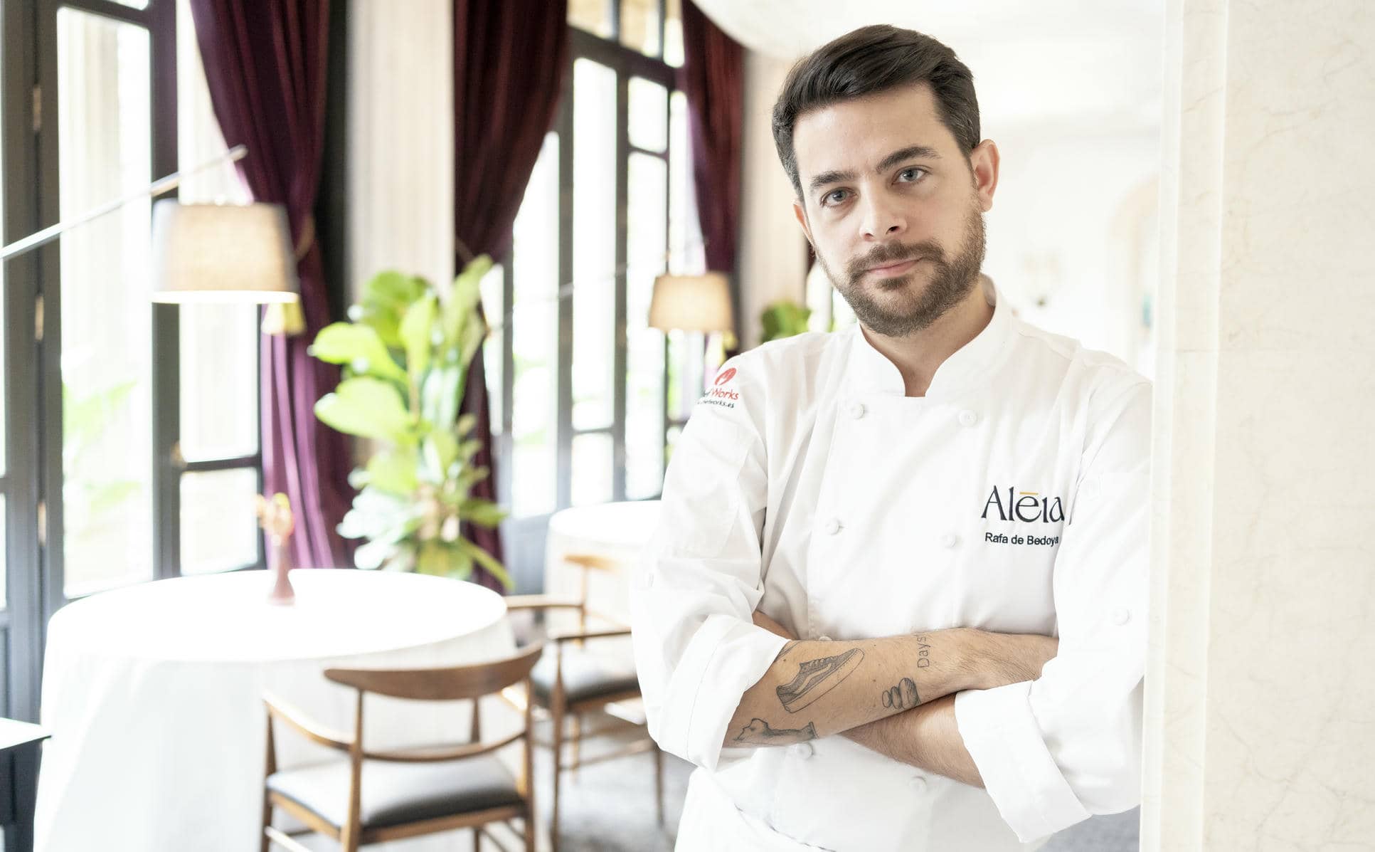 Rafa de Bedoya, posando en el restaurante Aleia.