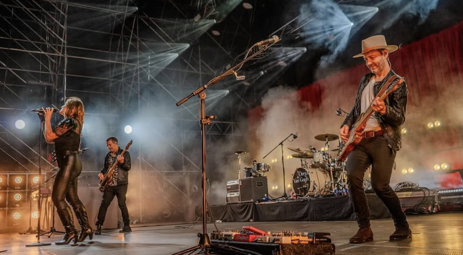 La Oreja de Van Gogh, en uno de sus últimos conciertos con Leire Martínez.