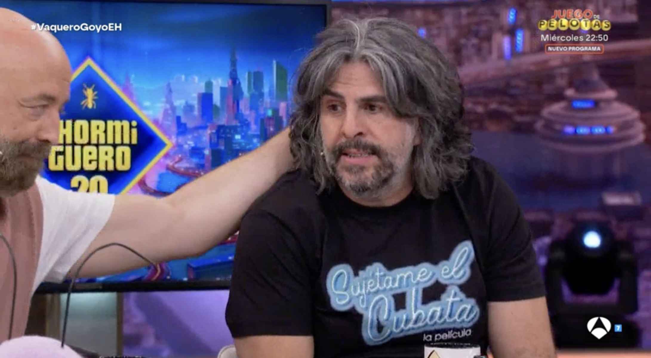 JJ Vaquero, junto a Goyo Jiménez, durante su confesión. JJ Vaquero, junto a Goyo Jiménez, durante su confesión.