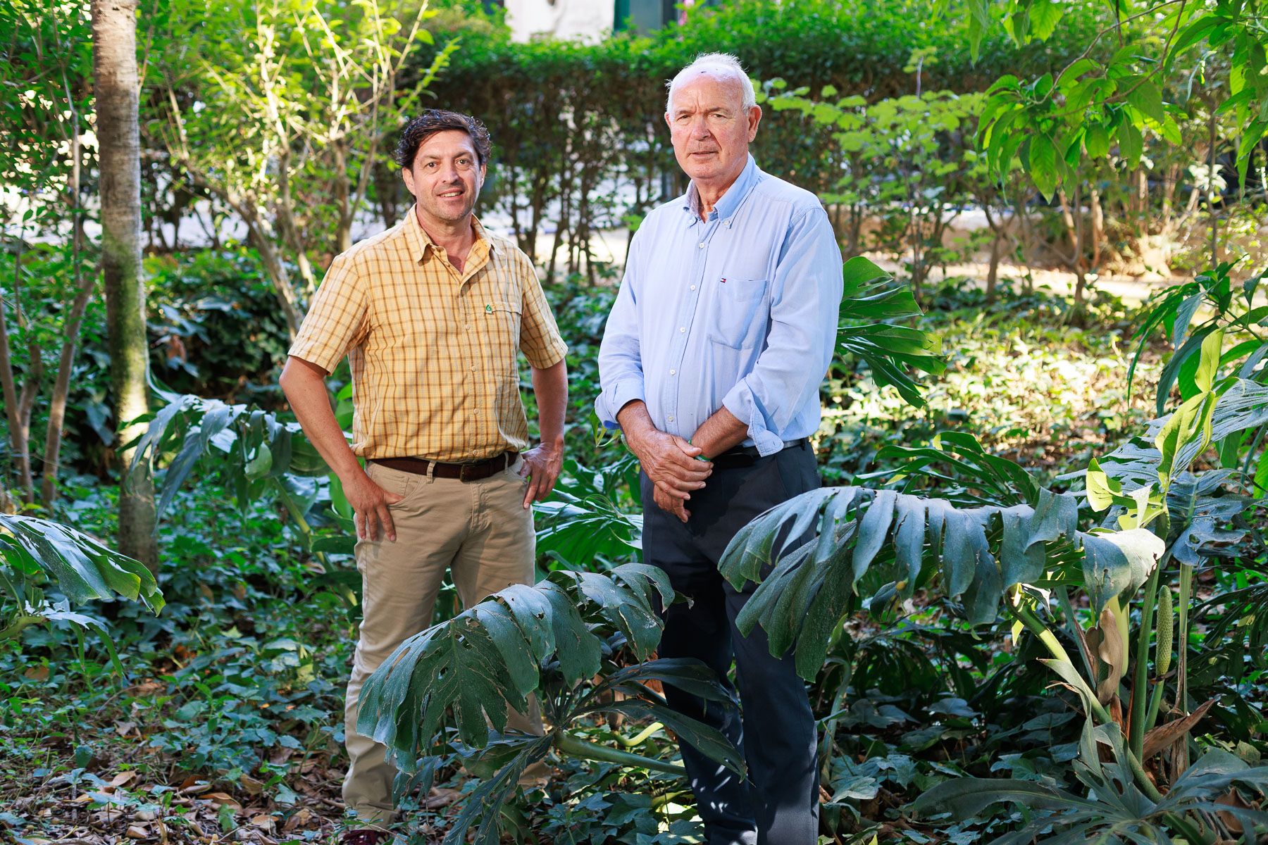 Antonio Aguilera, secretario general, y Paco Casero, presidente de la Fundacion Savia.