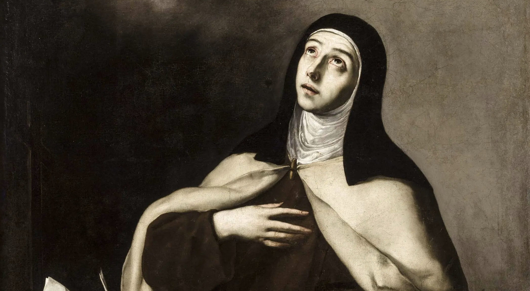 Representación pictórica de santa Teresa de Jesús. Representación pictórica de santa Teresa de Jesús.