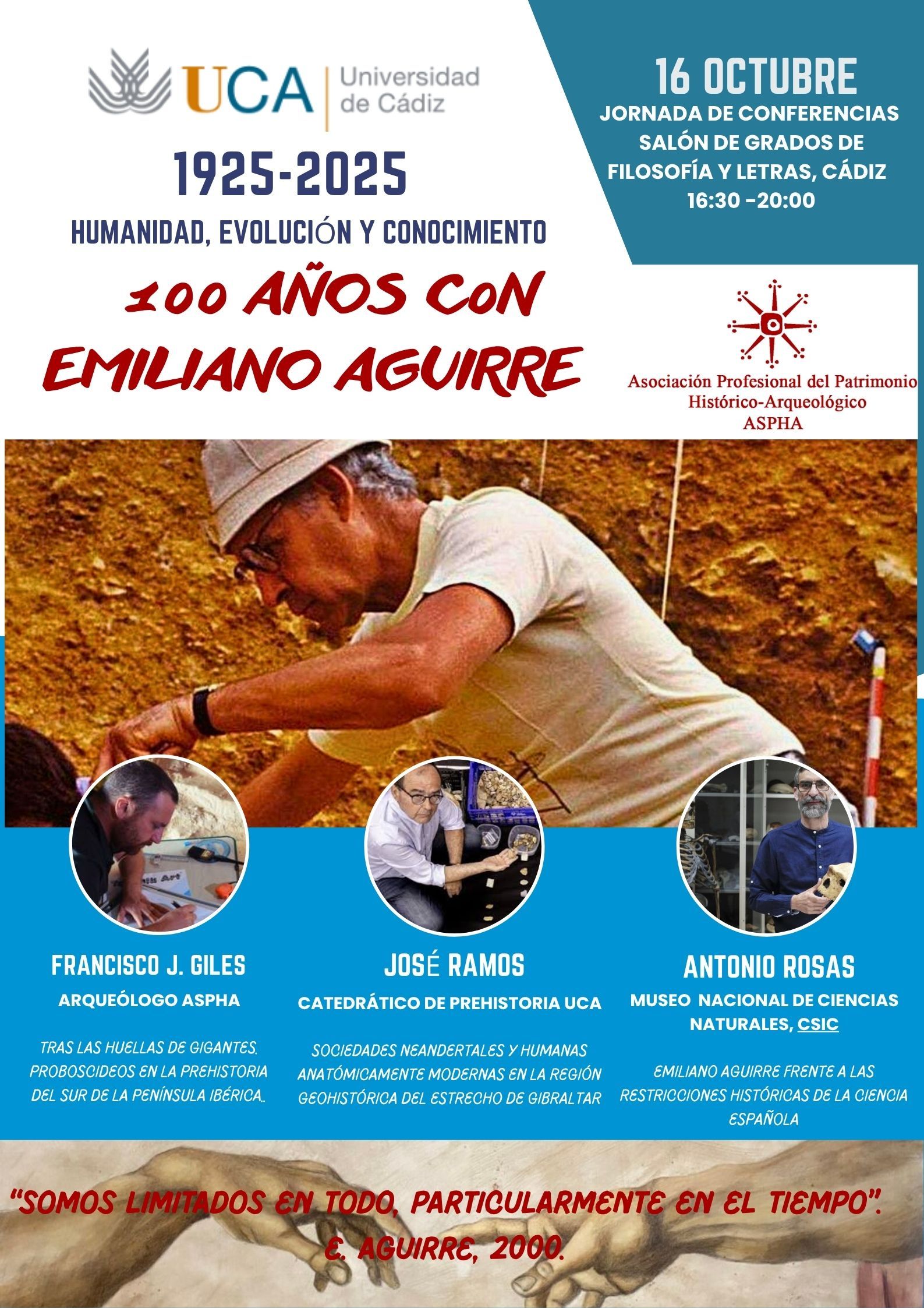 Cartel de las jornadas.