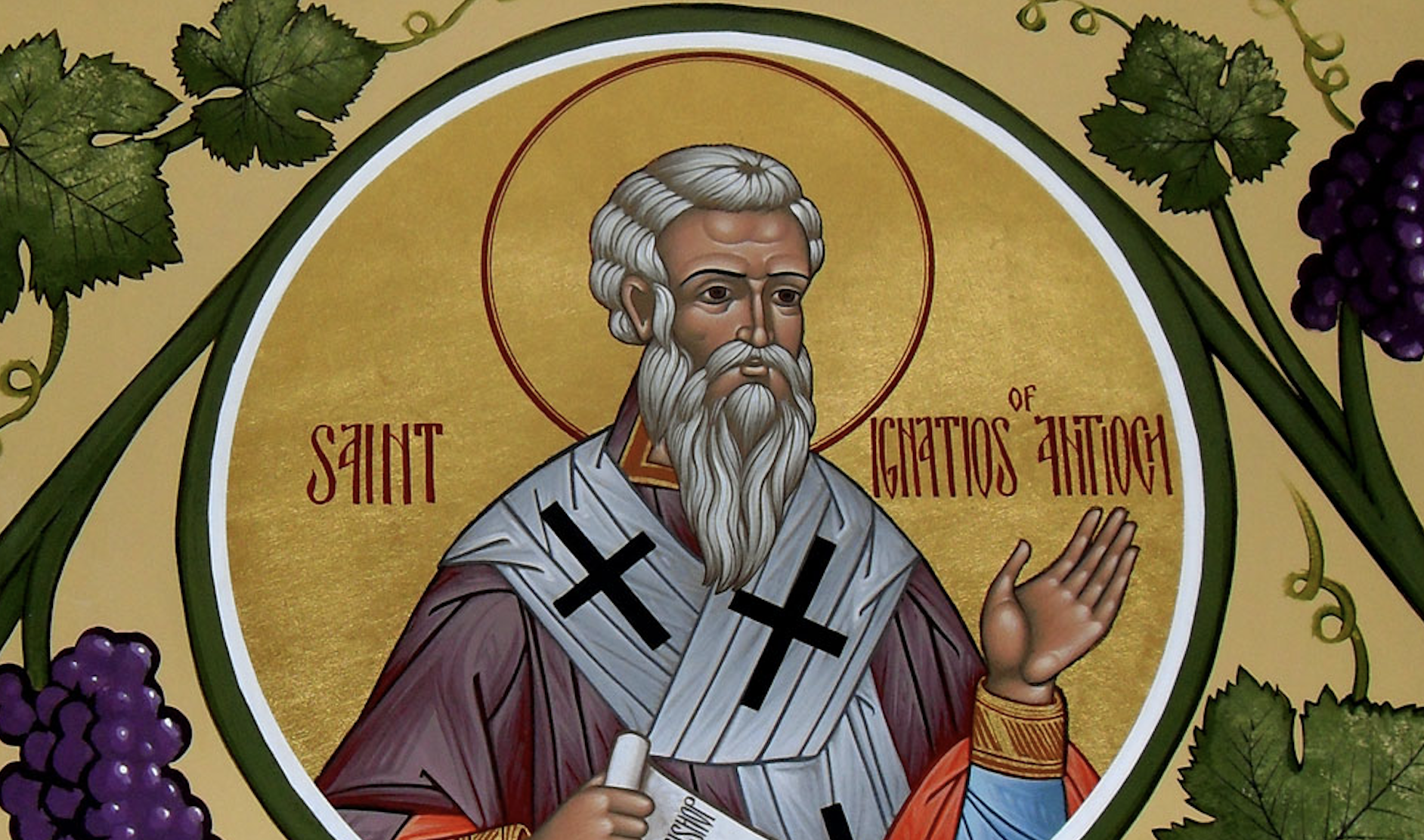 Representación de san Ignacio de Antioquía. Representación de san Ignacio de Antioquía.