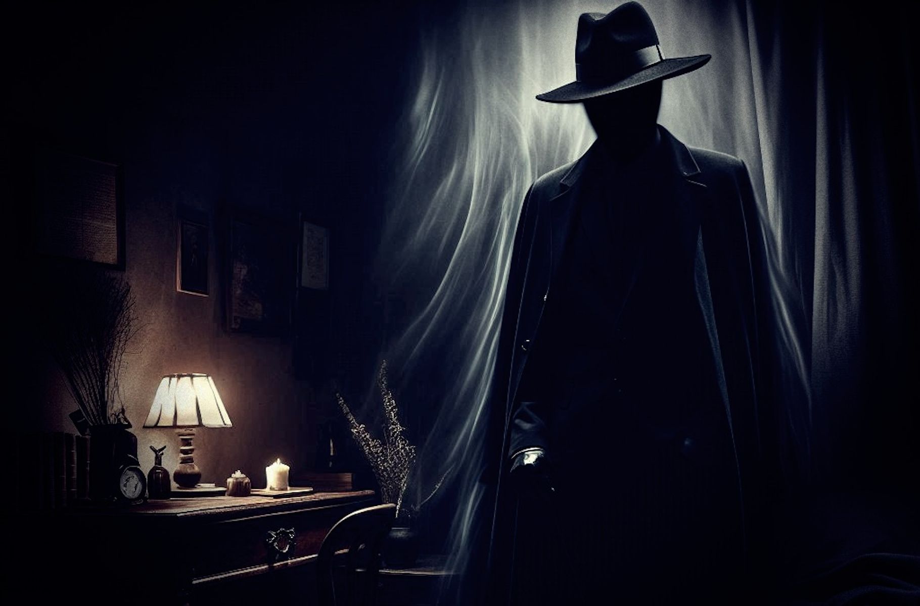 Hombre del sombrero.