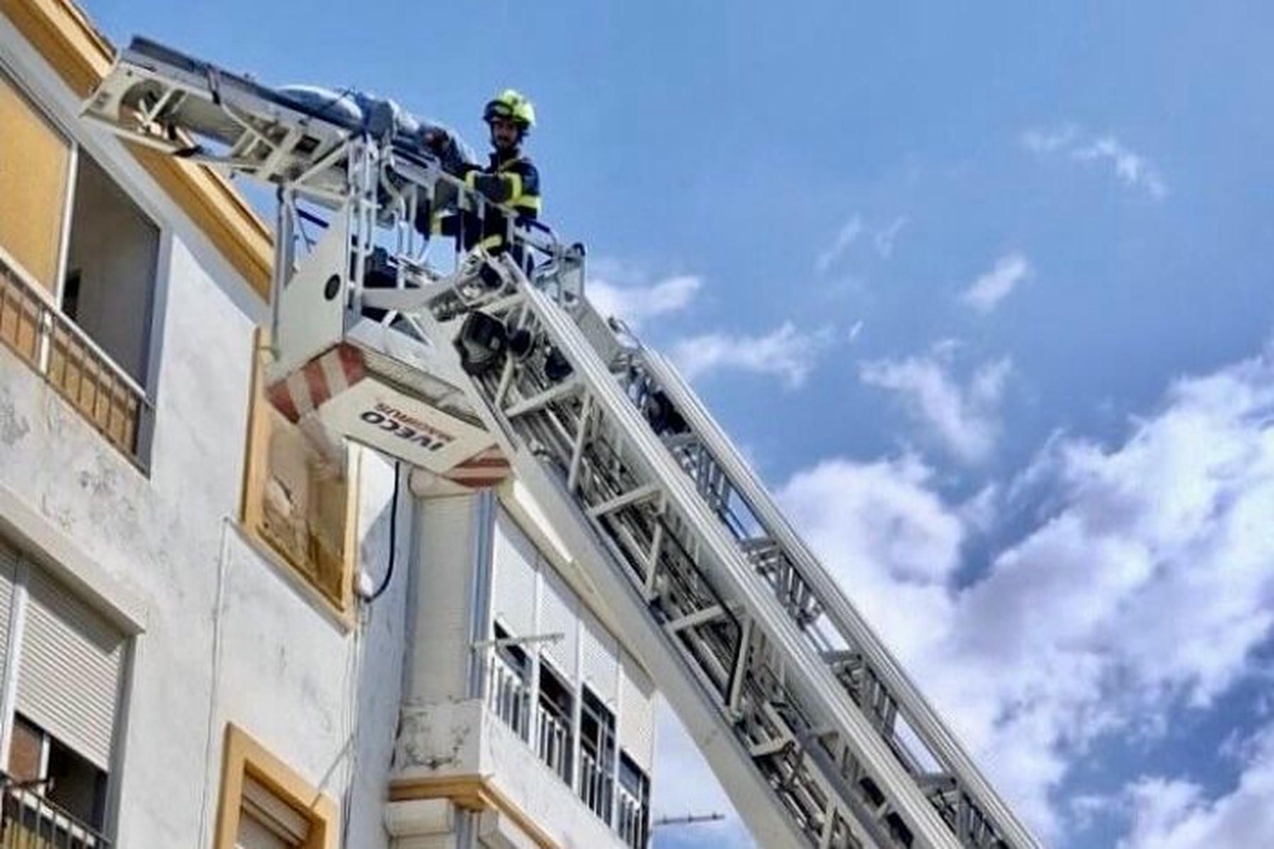 El operativo de bomberos en San Fernando.