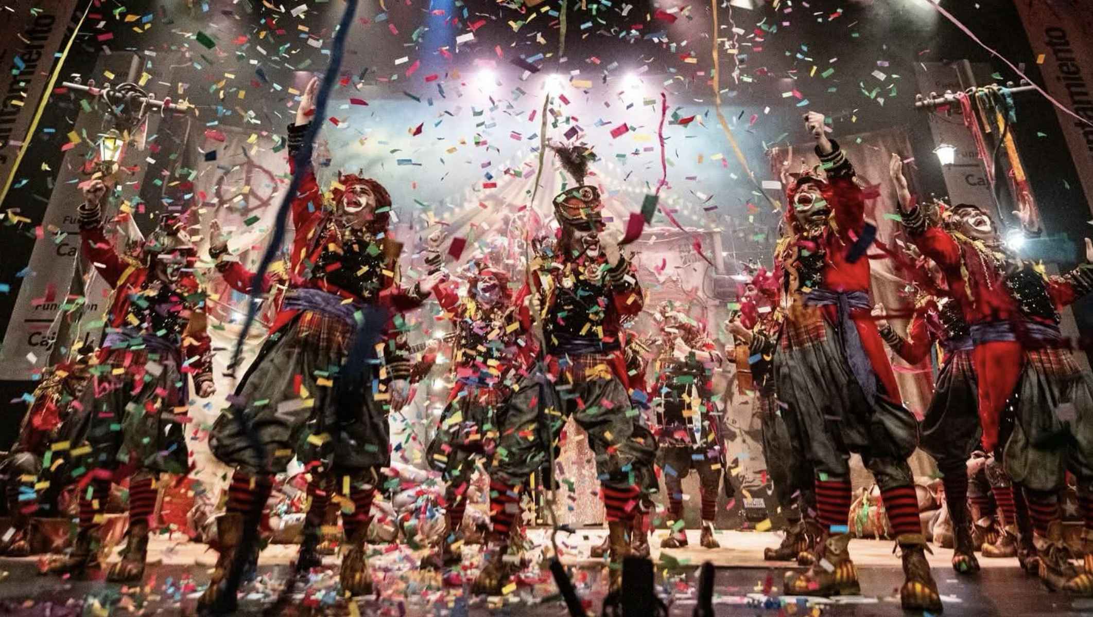 La resistencia, el nombre con el que participó la comparsa de David Carapapa en el COAC 2025.