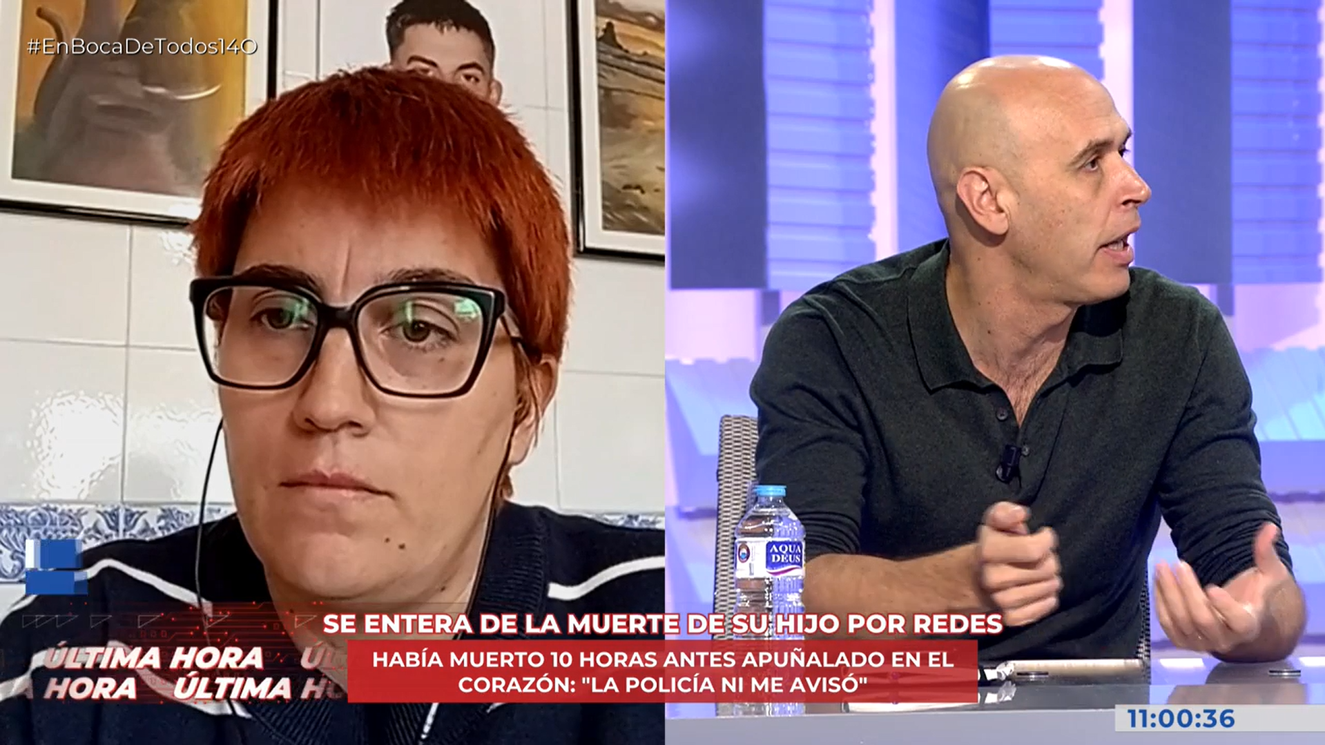 Silvia en el programa 'En Boca de Todos'.