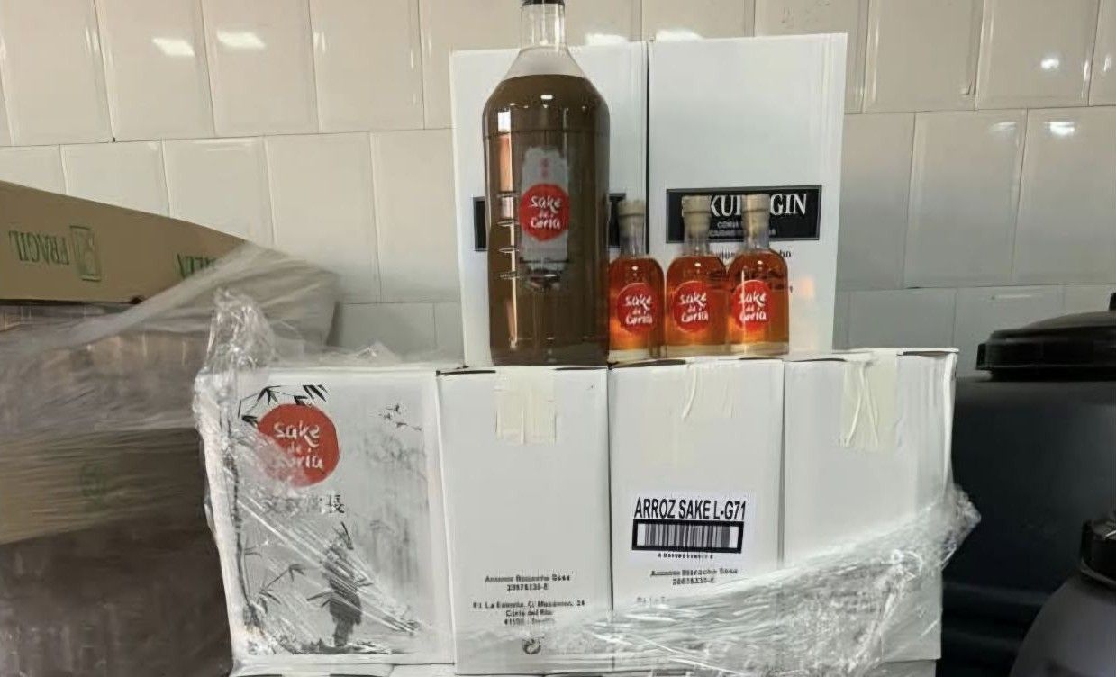 El envío de Sake de Coria.