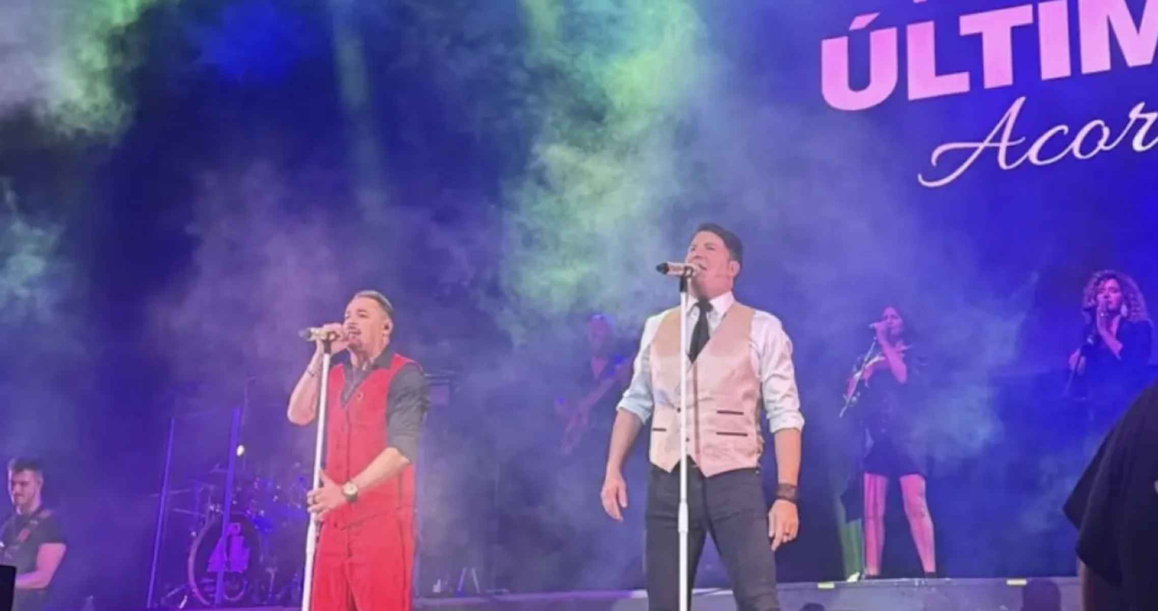 Una imagen del concierto de despedida de Andy y Lucas.