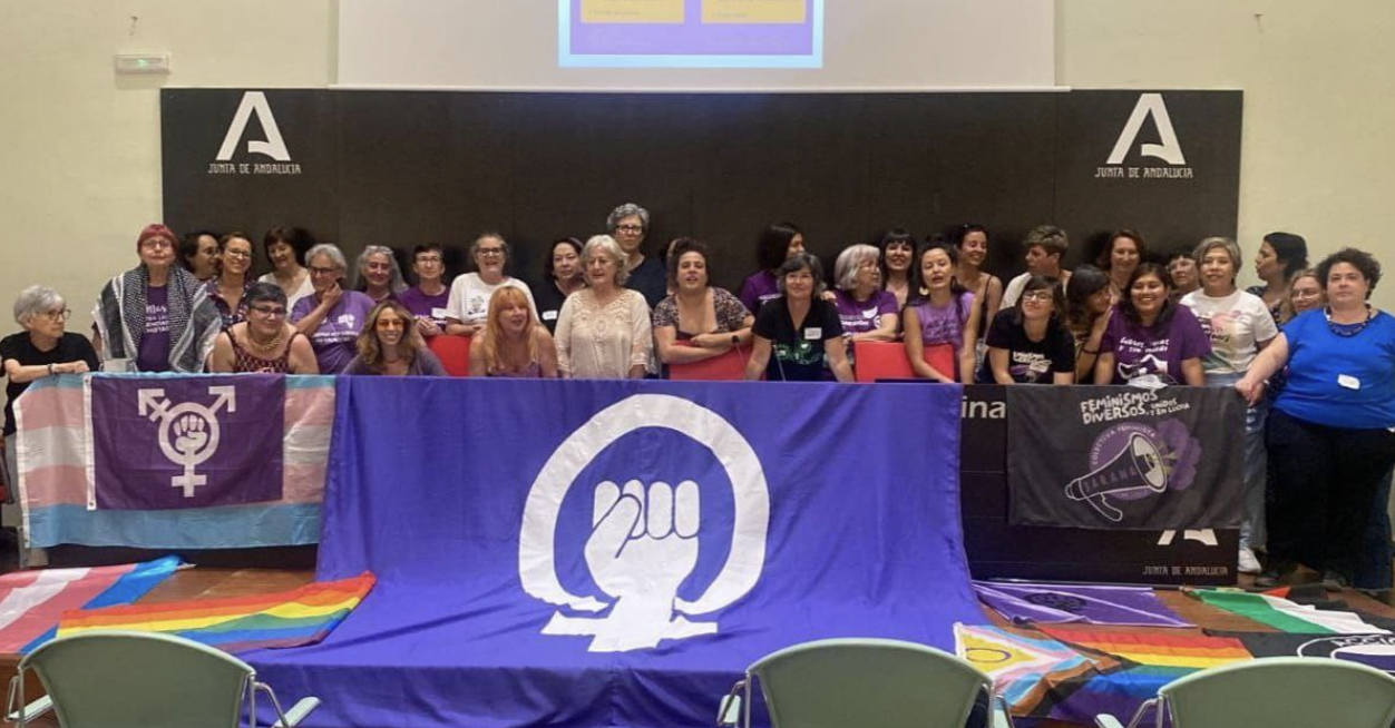 Encuentro de la Coordinadora feminista en el Parque Natural de Los Toruños en El Puerto