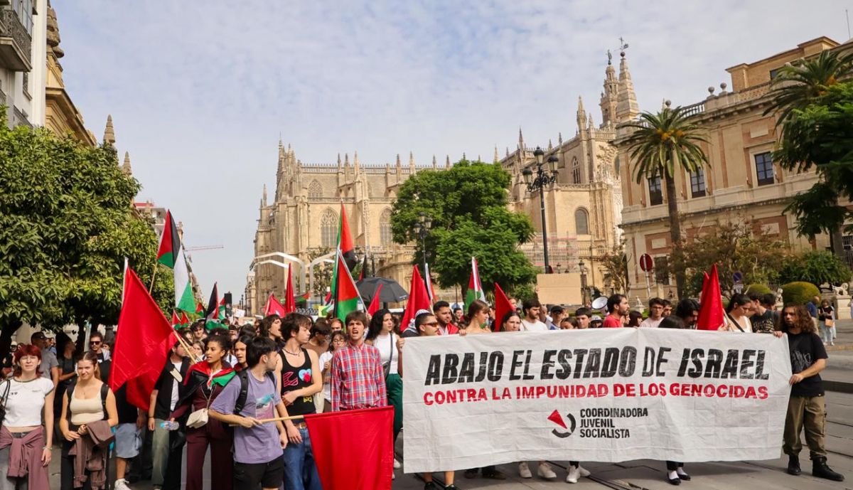 huelga por Palestina en Sevilla  03