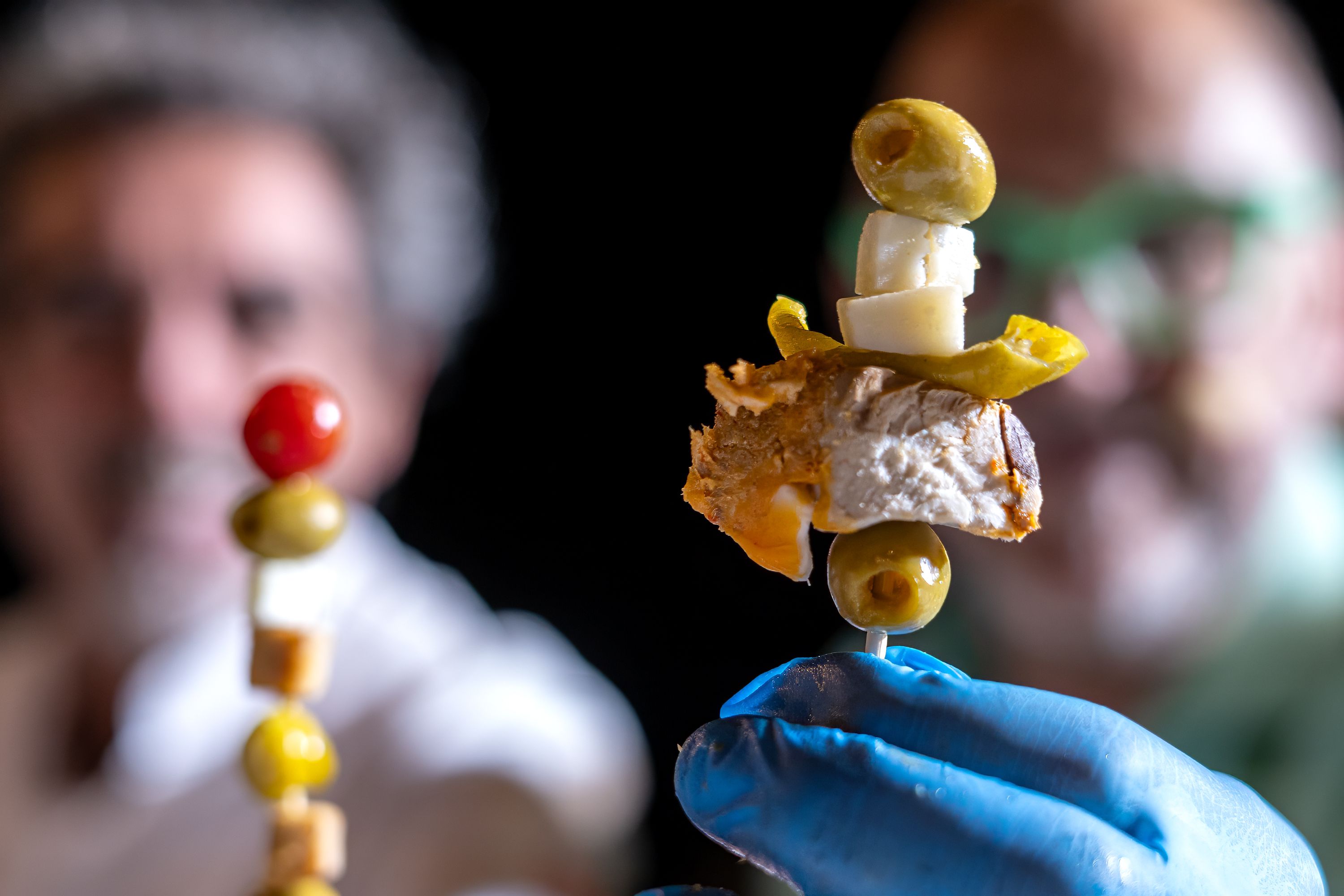 Presentación de la gilda vejeriega en la cita gastronómica de este fin de semana.