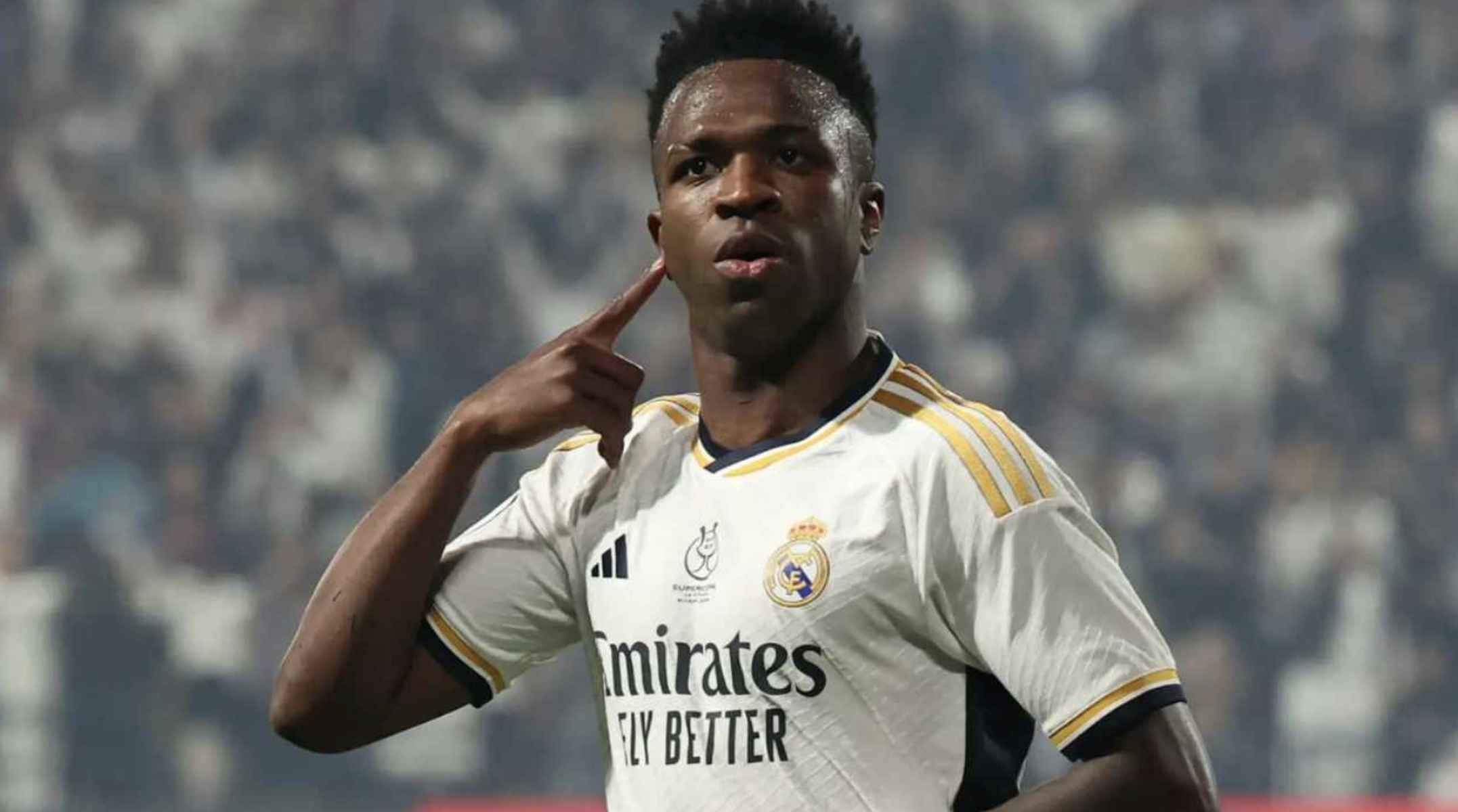 Una imagen de Vinícius Júnior durante un partido.