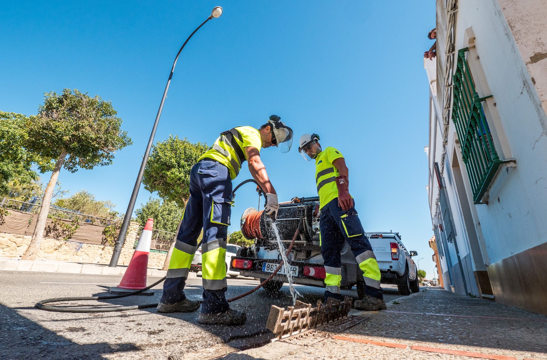 Limpieza de las calles de San Fernando.