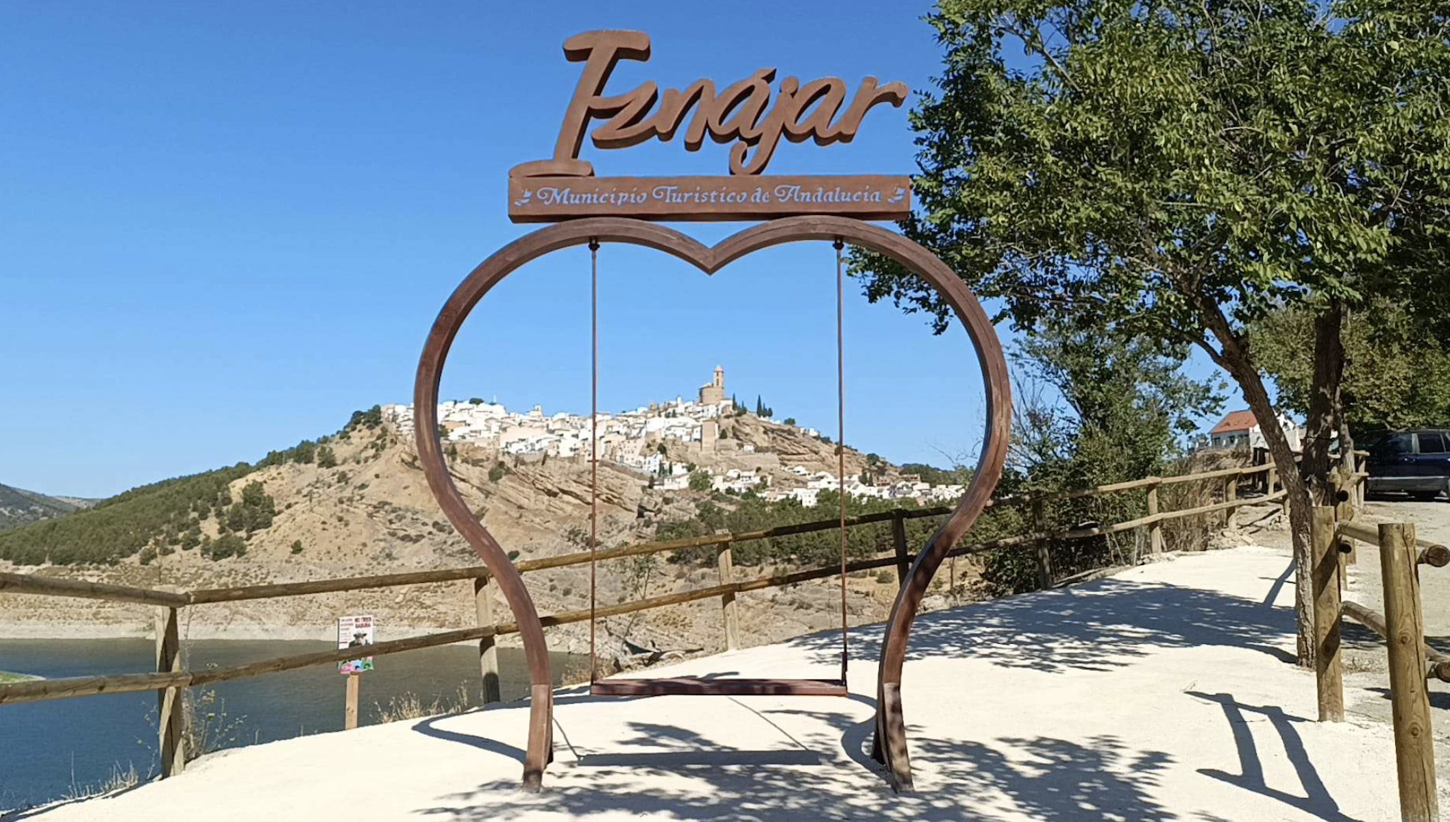 Columpio de Iznájar (Córdoba).