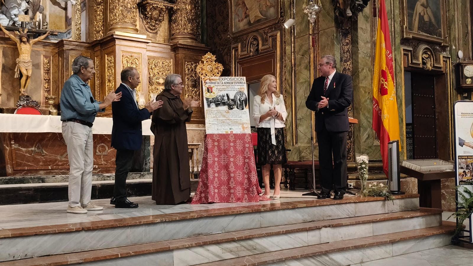 Acto de presentación del cartel que anuncia los actos dedicados a la Armada. Acto de presentación del cartel que anuncia los actos dedicados a la Armada.