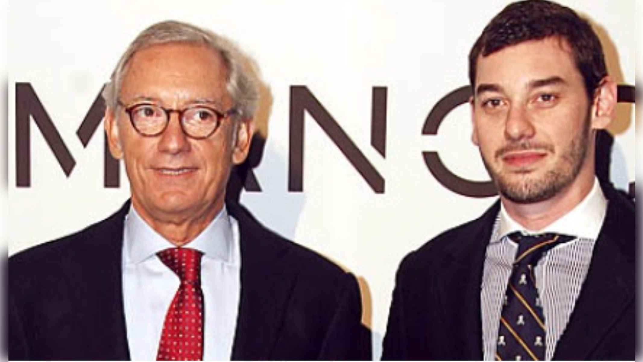 Isak Andik, fundador de Mango, junto a su hijo Jonathan. Isak Andik, fundador de Mango, junto a su hijo Jonathan.