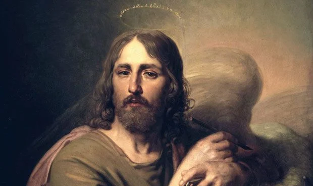 Representación de san Lucas. Representación de san Lucas.