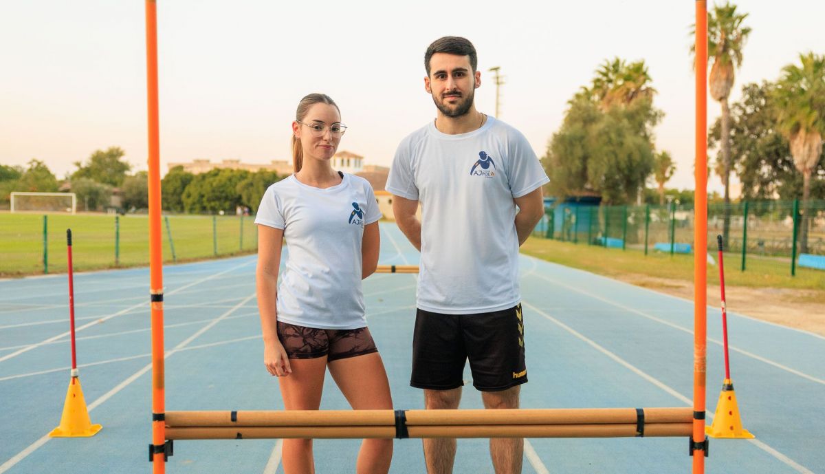 Los jerezanos Julia Gallego y Jesús Selma, opositores al cuerpo de la Policía Nacional. 