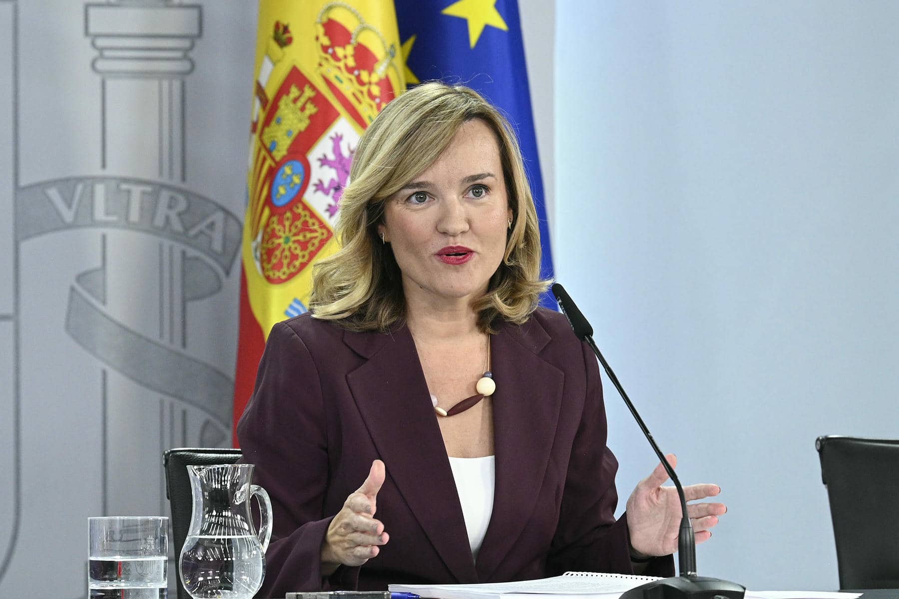Pilar Alegría, ministra de Educación.