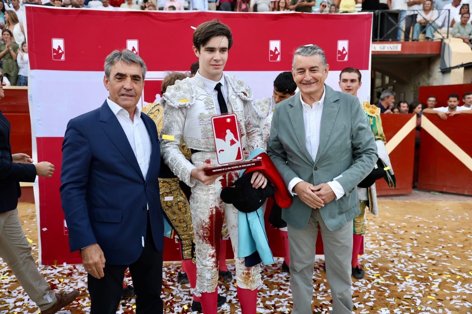 Antonio Sanz en las novilladas de Sanlúcar.