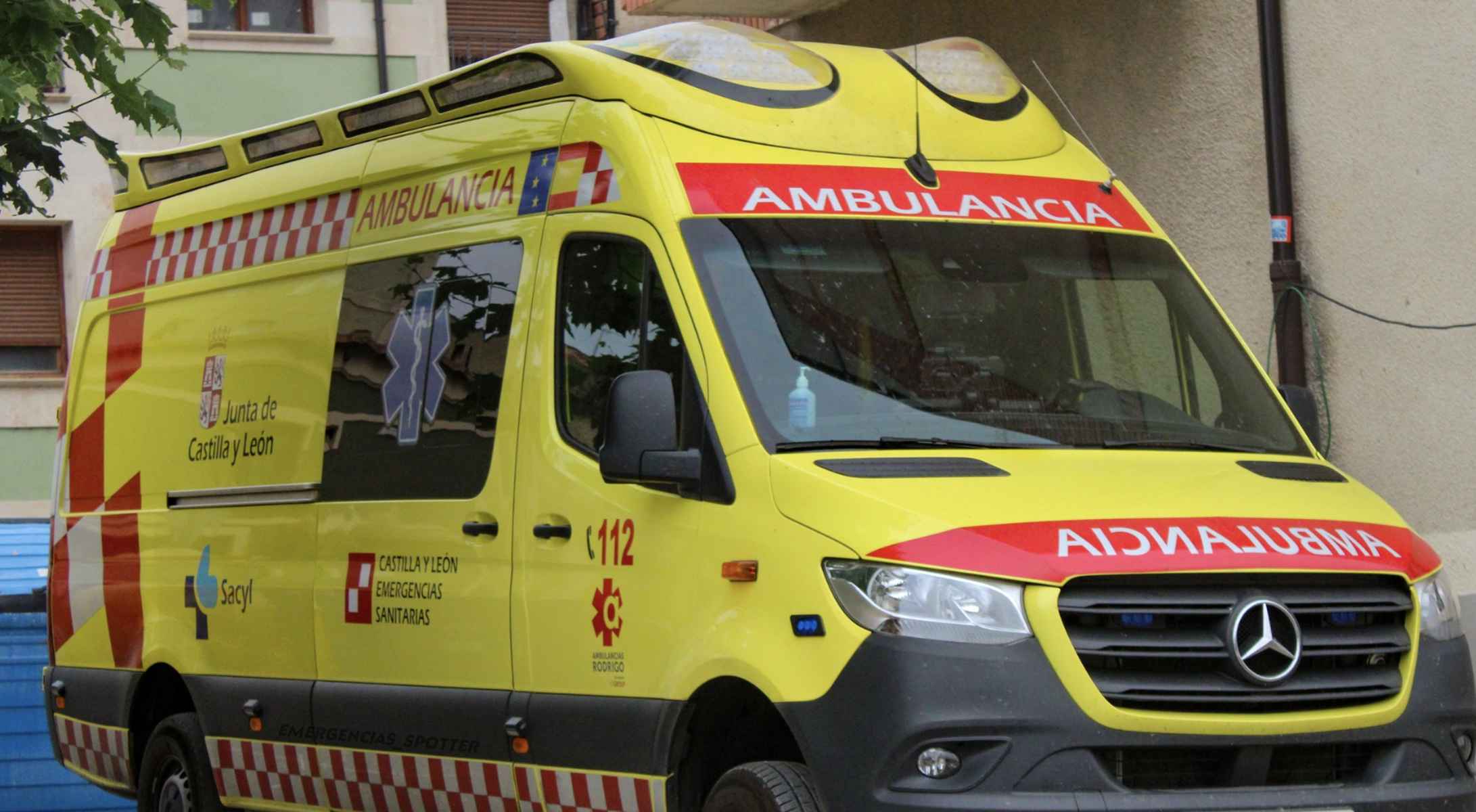 Una ambulancia del 112. 