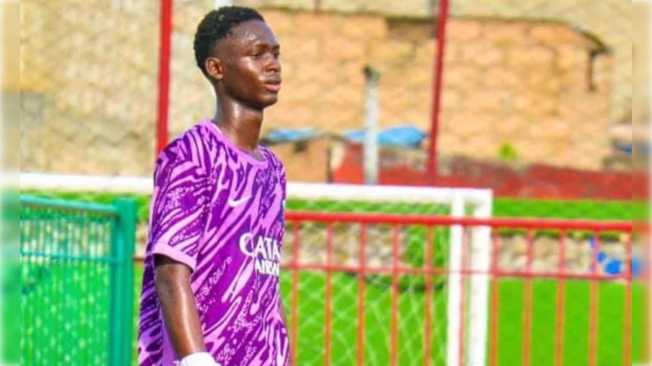 Cheikh Touré, el joven portero senegalés que ha sido asesinado.