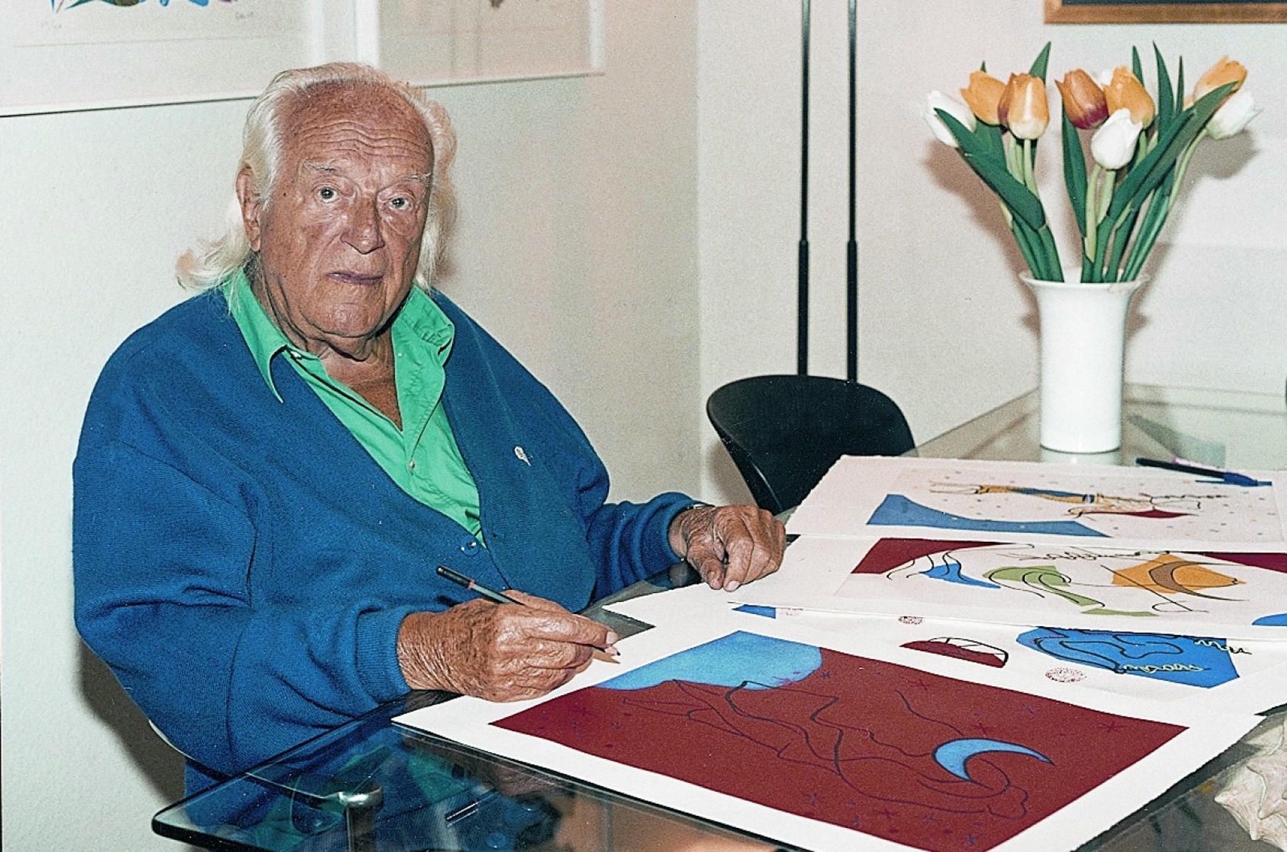 Rafael Alberti, en su faceta como pintor.