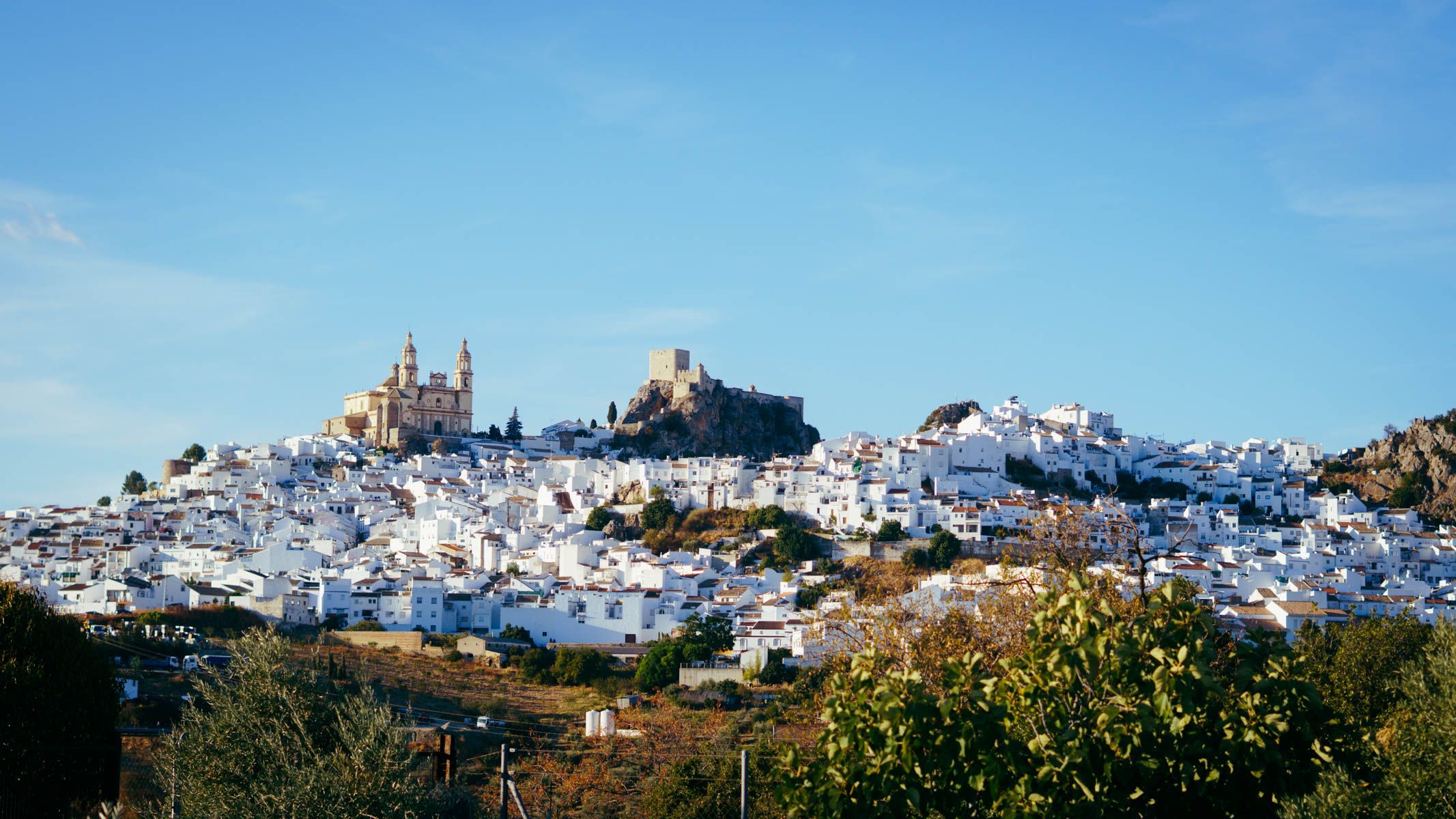 Vista de Olvera, donde se ha producido el último asesinato machista.