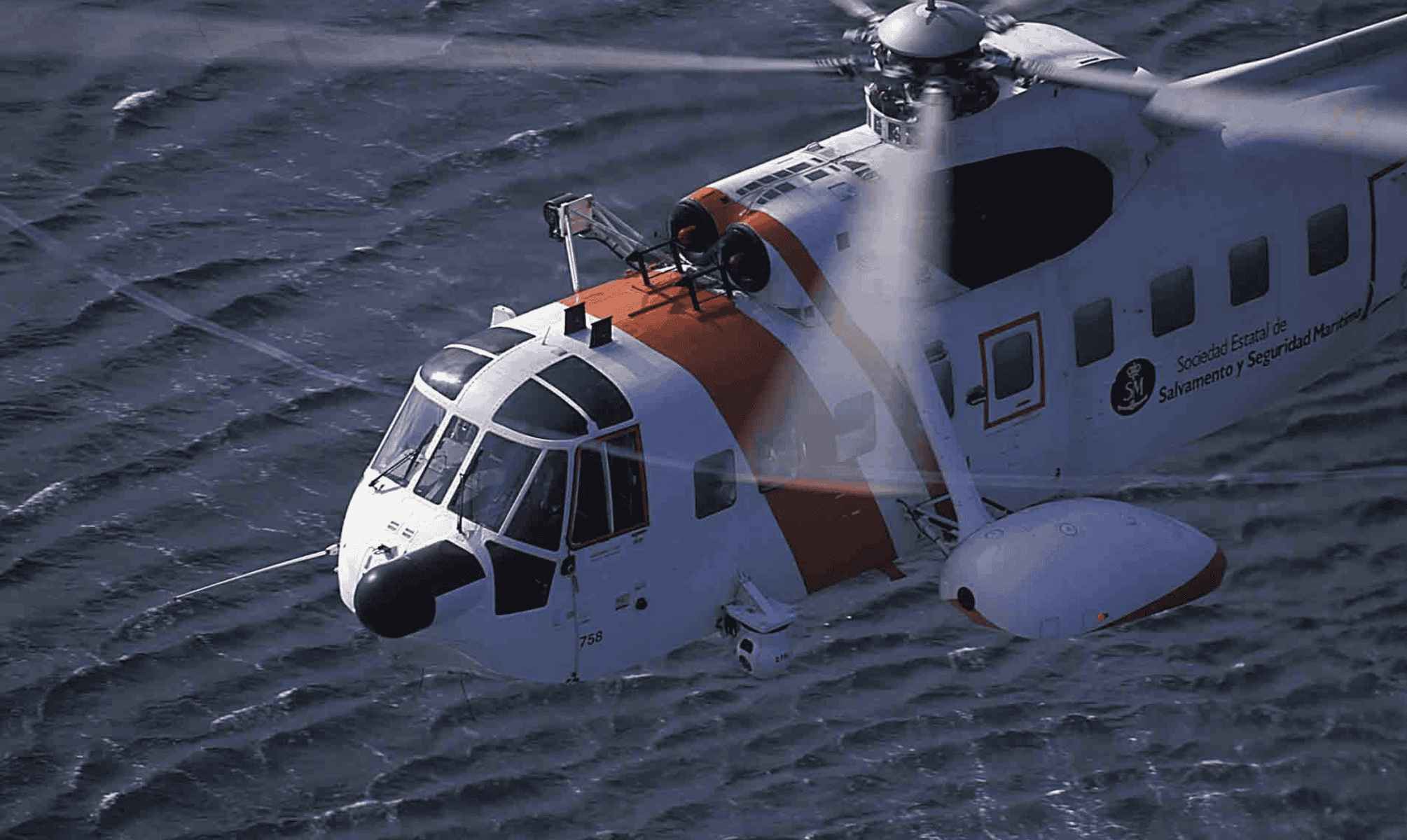 Una imagen del helicóptero Helimer. Una imagen del helicóptero Helimer.