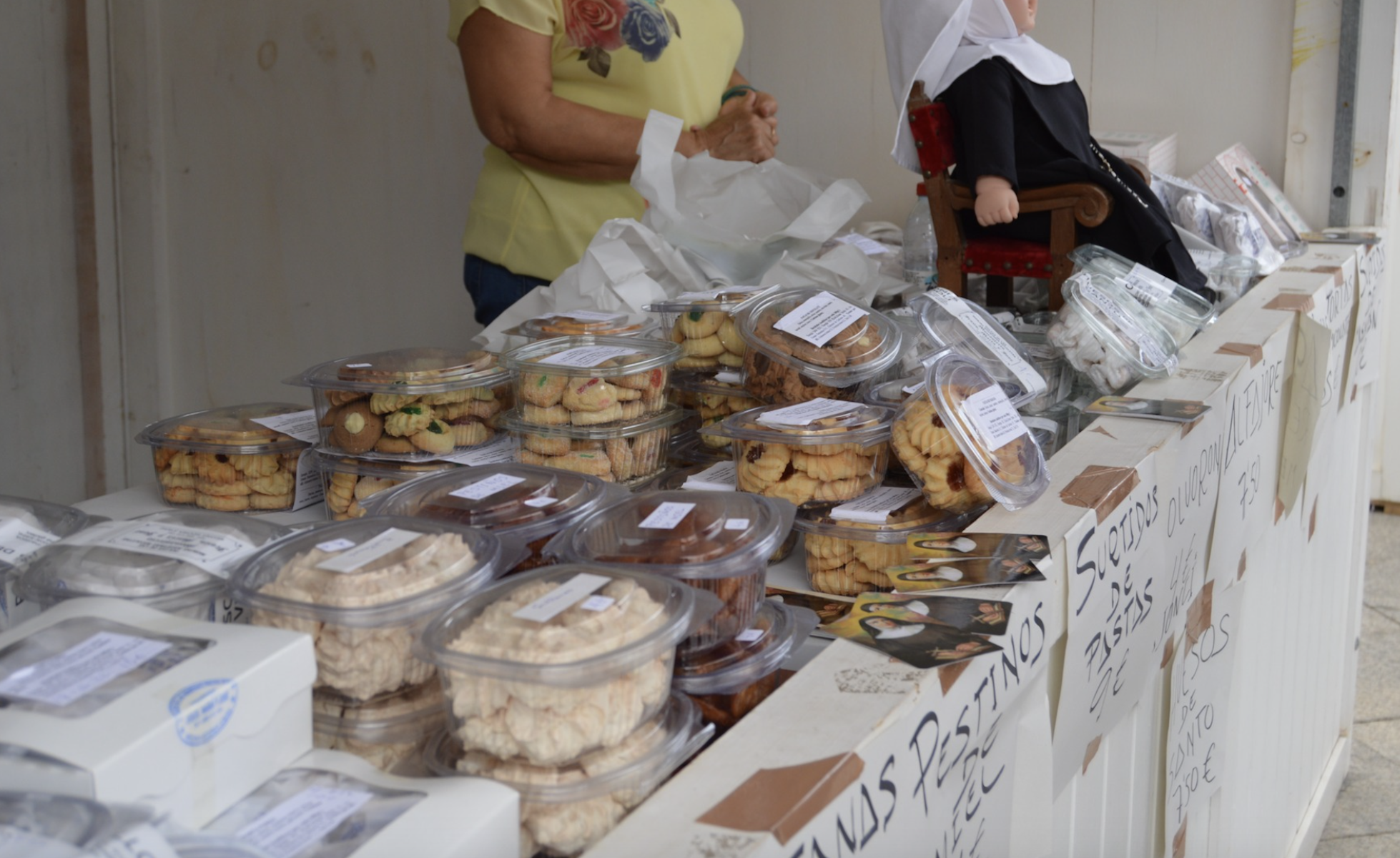 Puesto de la Feria del pan y el dulce, en Medina Sidonia.