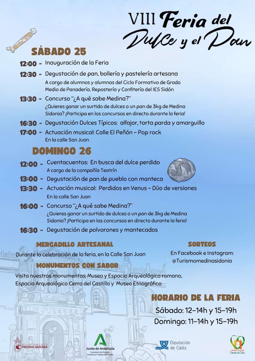 Cartel oficial de la Feria del Dulce y Pan