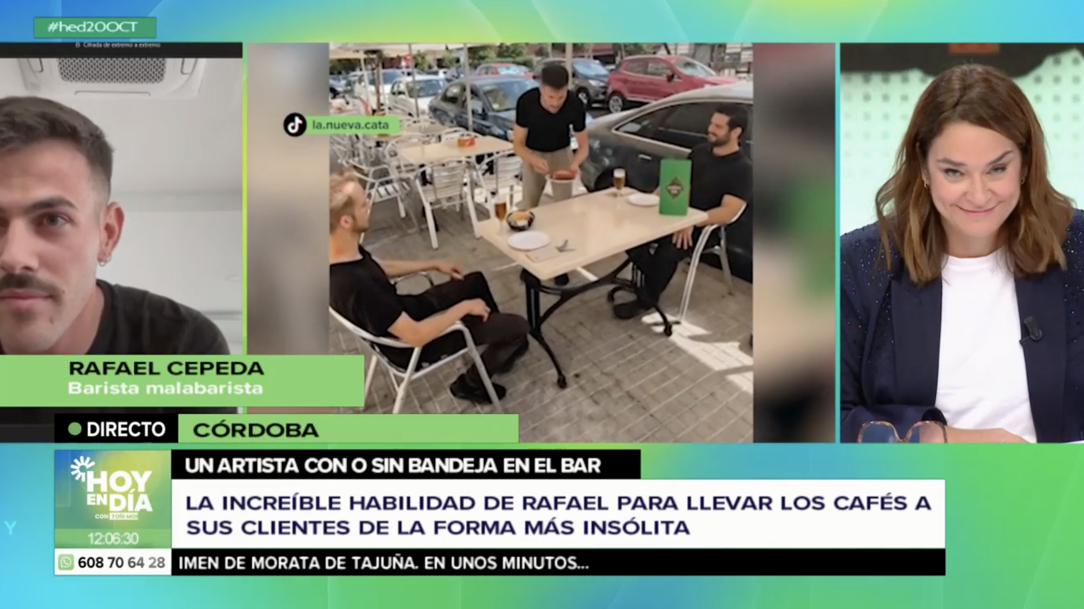 Rafael y Toñi Moreno, en 'Hoy en día', en Canal Sur.