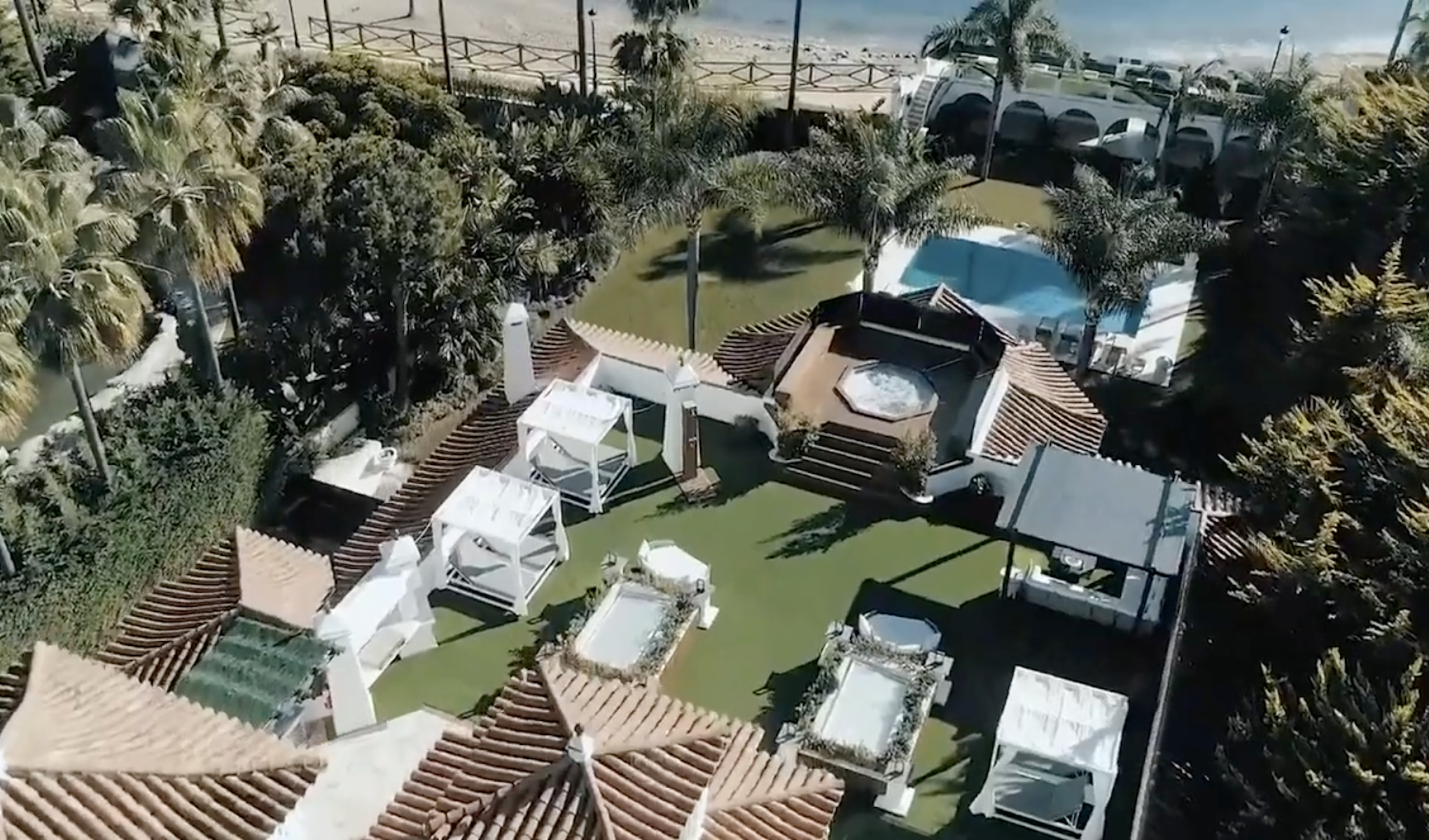 Vista aérea de la Villa Picasso.