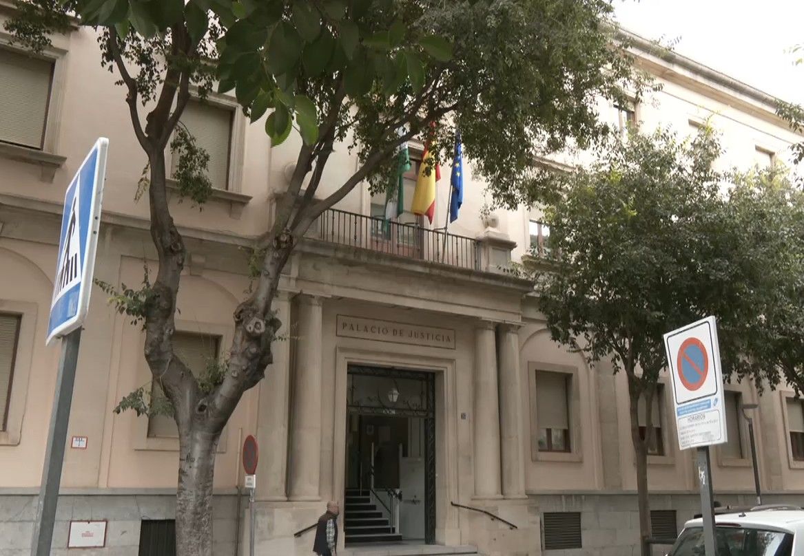 La Audiencia Provincial de Jaén, en una imagen de Canal Sur este martes.
