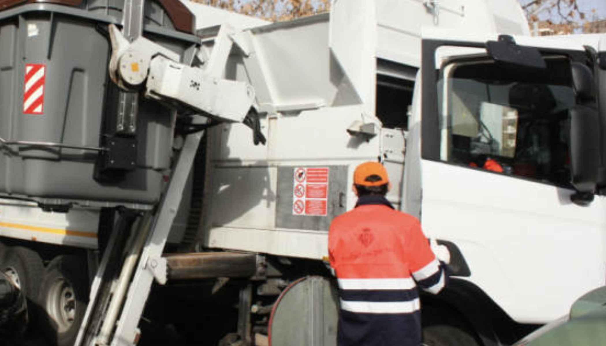 Imagen de archivo de un camión de basura.