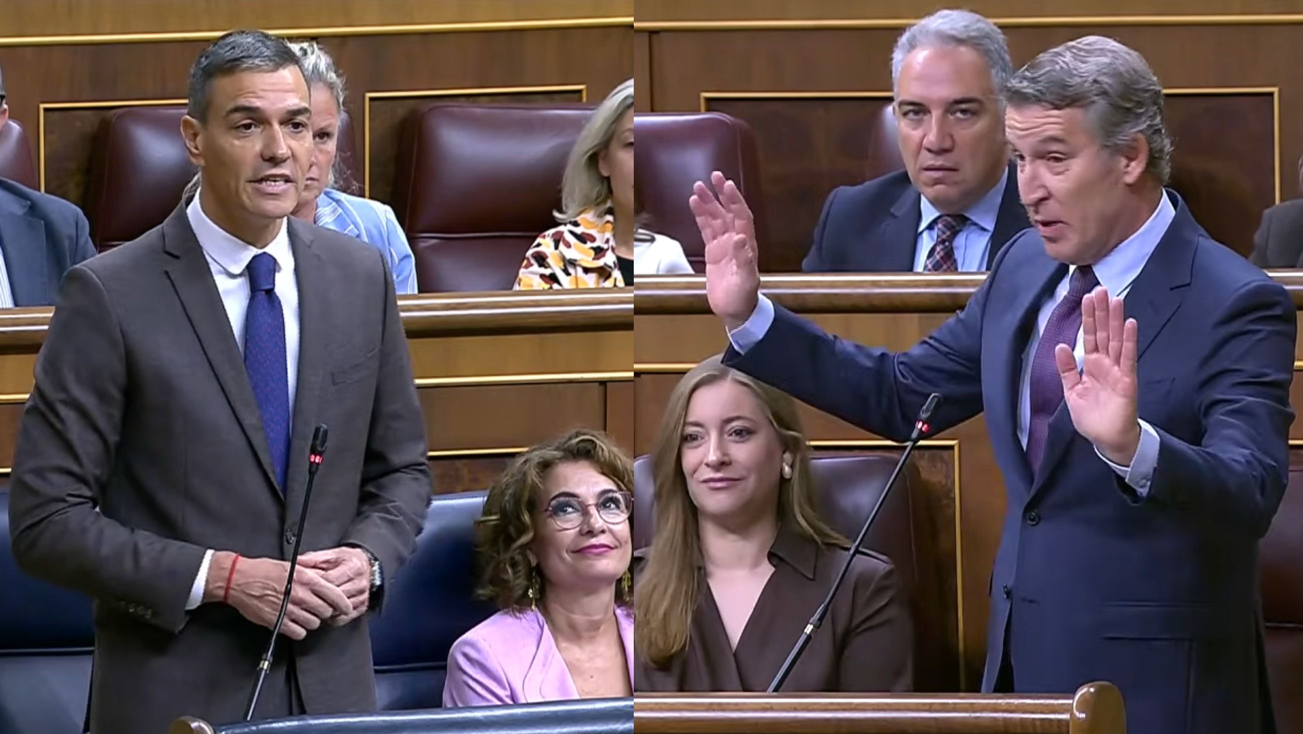 El cara a cara entre Sánchez y Feijóo.