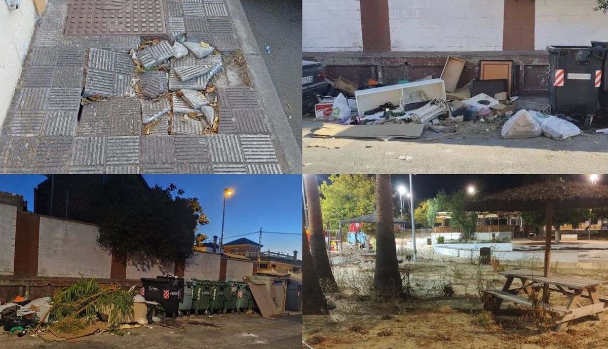 Collage compartido por una vecina en Facebook