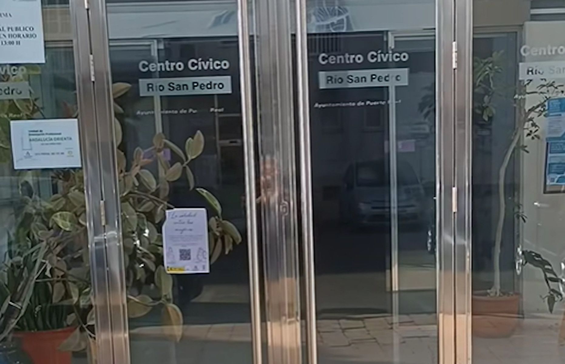 Centro cívico de la barriada Río San Pedro en Puerto Real.