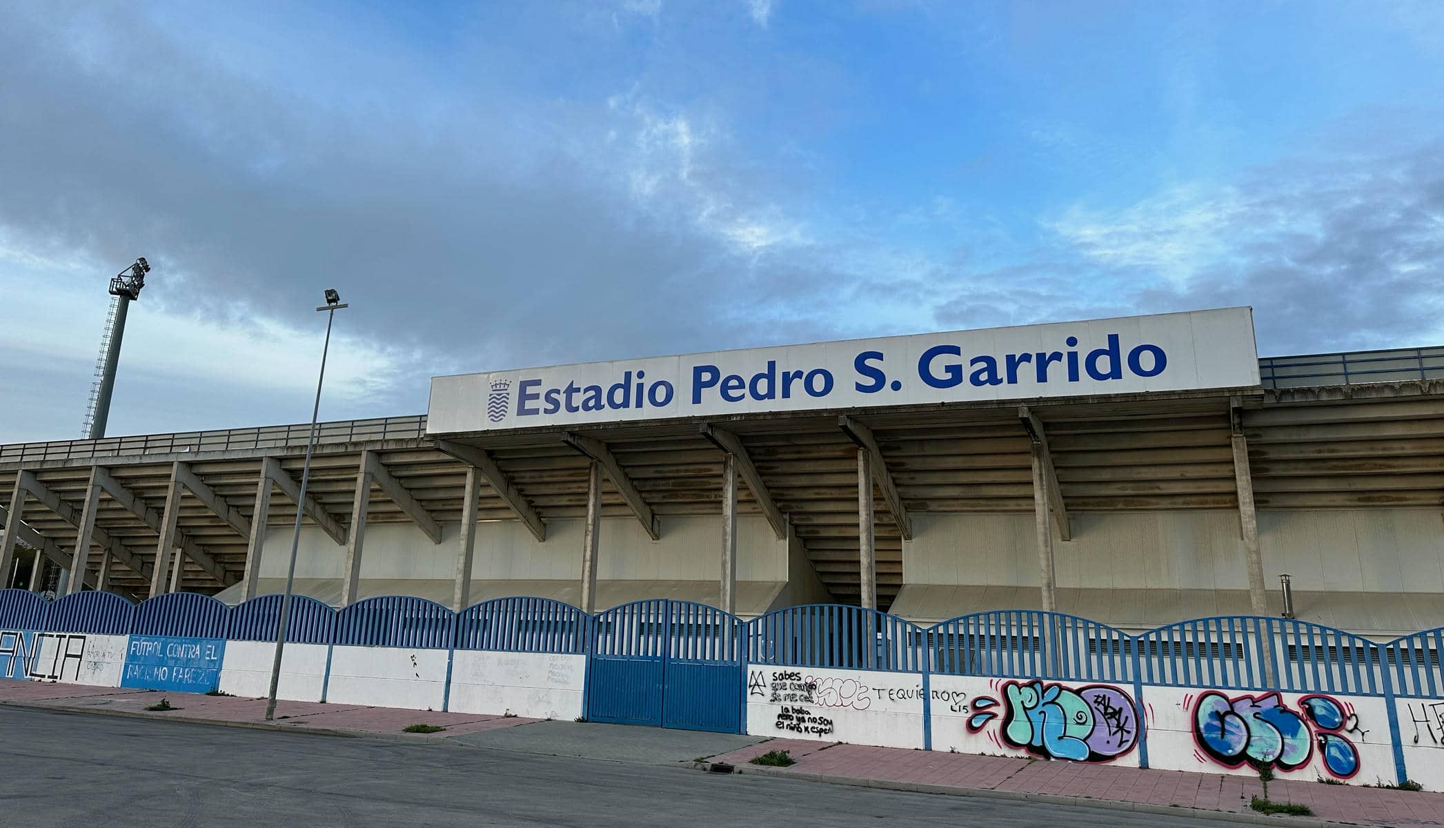 El estadio Pedro Garrido de Jerez.