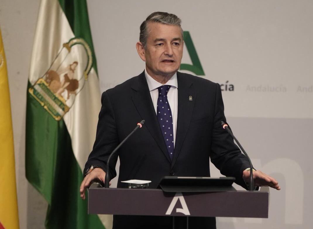 Sanz, en rueda de prensa.