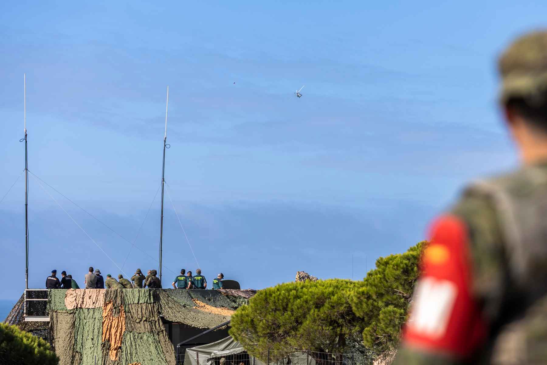 El ejercicio Atlas 25 que se está llevando a cabo en Huelva puede estar tras el extraño suceso.   FOTO: EFE/Alberto Díaz