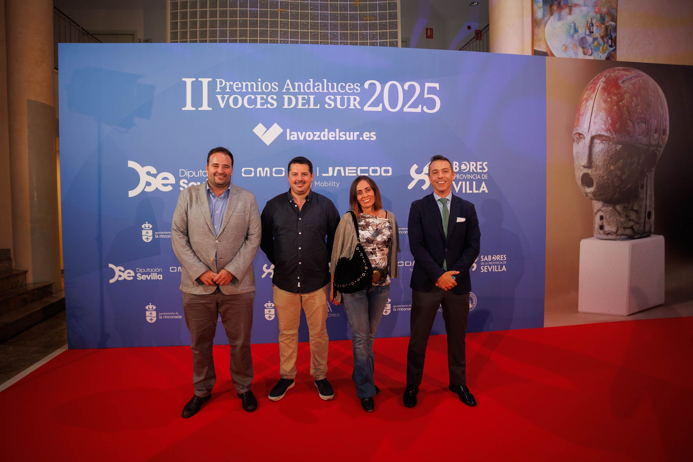 David Guillén, Carlos Pérez, Juan García y Cristina Roldán, de Naturanda.