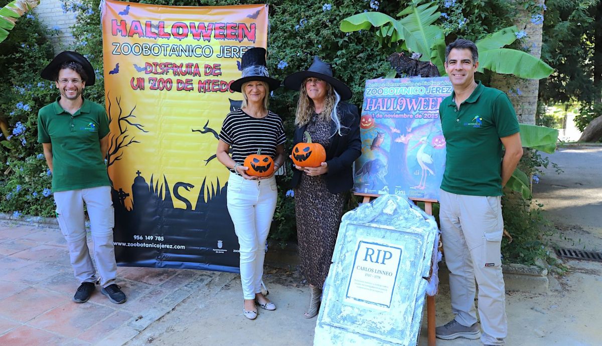 Presentación de Halloween en el Zoobotánico de Jerez.