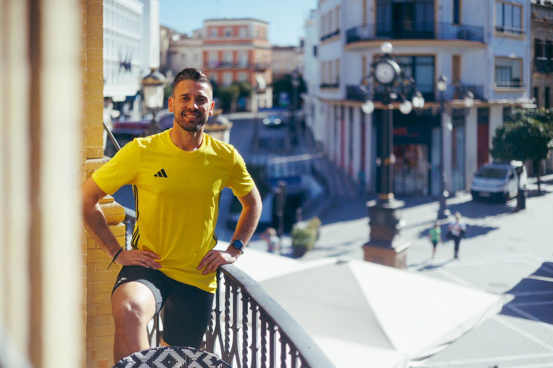 Willy Ríos, el entrenador personal de Jerez.