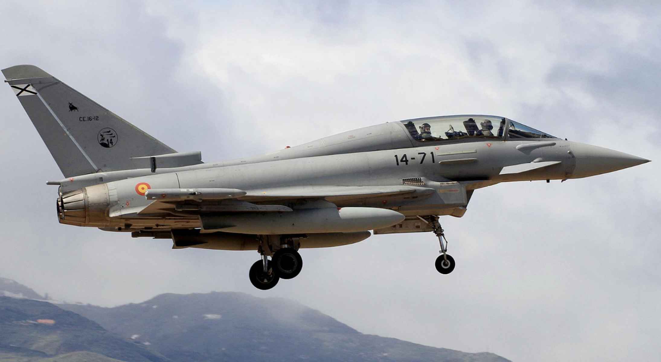 Imagen de un caza español.