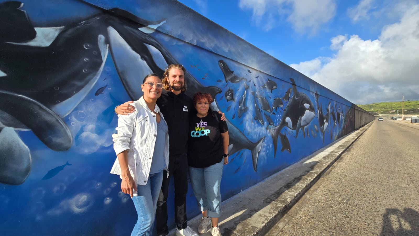 Participantes del proyecto 'Save Iberian Orcas' de Barbate.